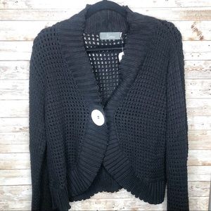 NWT Willow black Women’s Large Cardigan knit